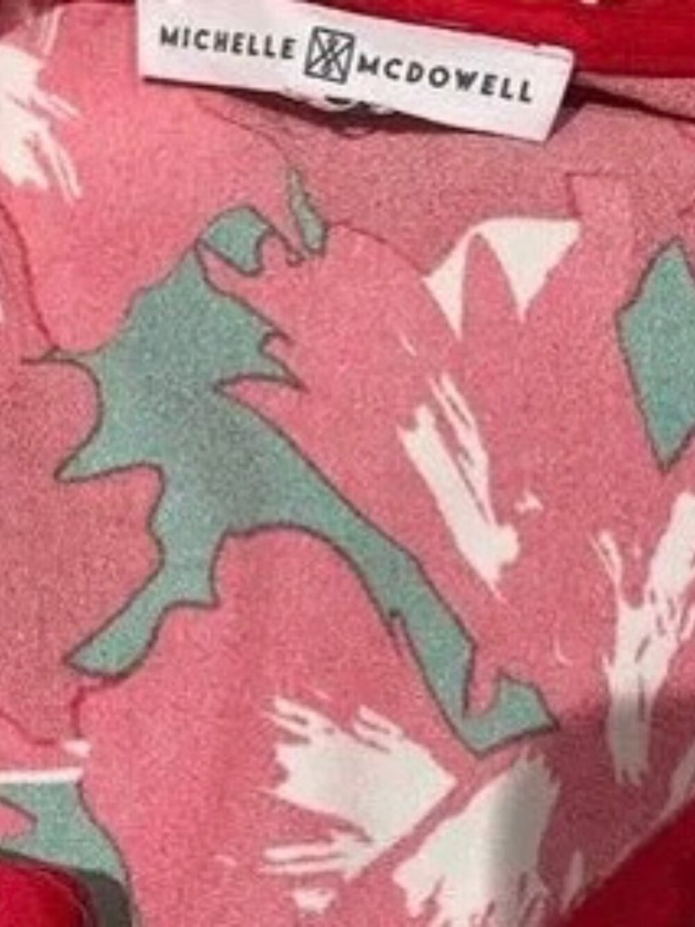 Michelle McDowell Floral Maxi Dress, Size Large NEW - Picture 7 of 7